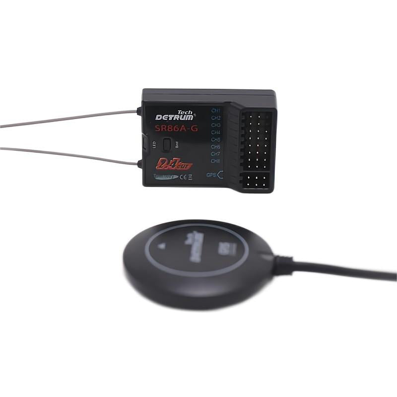 Detrum Blitz-DT9 9CH Smart Programming/Telemetry Transmitter Set Blue (TX+SR86A-G) - DTM-T018BL