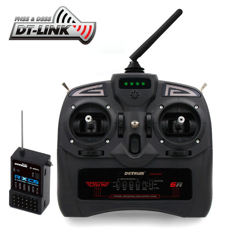 Detrum GAVIN-6A 6CH 2.4Ghz Digital Transmitter Set (TX+RXC6, w/o LCD)