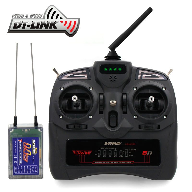 Detrum GAVIN-6A 6CH 2.4Ghz Digital Transmitter Set (TX+RXC7, w/o LCD)