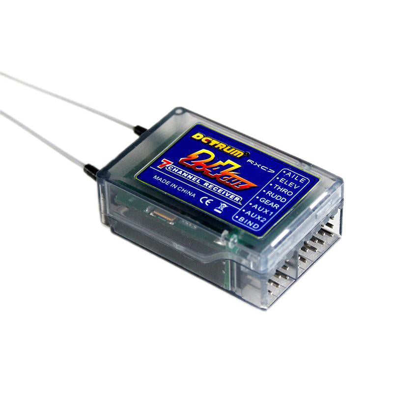 Detrum GAVIN-6C 6-CH 2.4Ghz Digital Transmitter Set (TX+RXC7+USB Simulator Cable) - DTM-T002