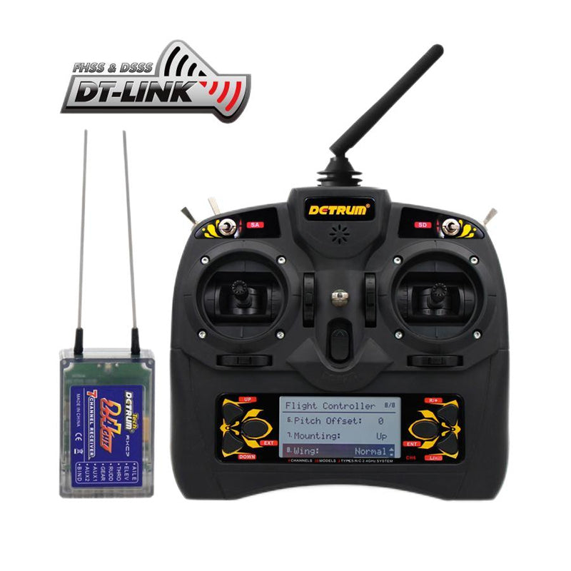 Detrum GAVIN-6C 6-CH 2.4Ghz Digital Transmitter with RXC7 Receiver (TX & RXC7) - DTM-T001