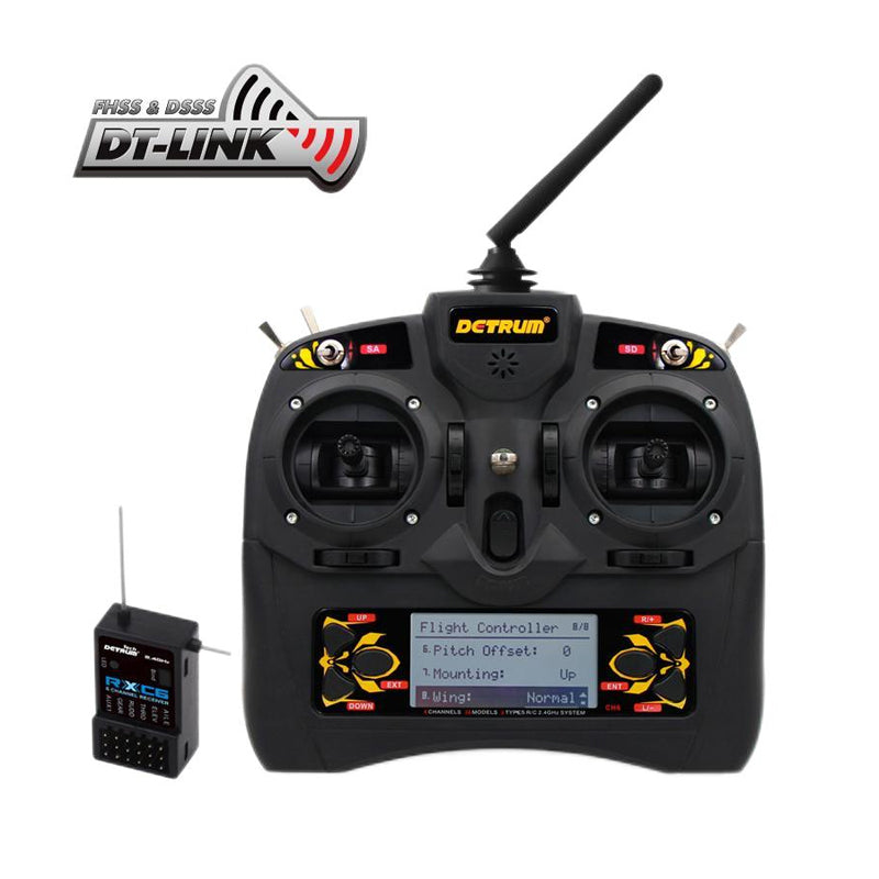 Detrum GAVIN-6C 6CH 2.4Ghz Digital Transmitter Set (TX+RXC6) - DTM-T012