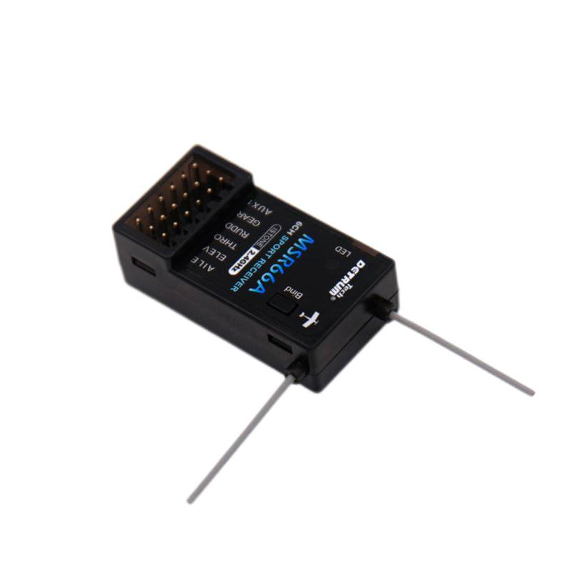 Detrum MSR66A 6CH 2.4Ghz Mini Receiver iStone 6-Axis Gyro Stabilizer w/ ABS System - DTM-R005