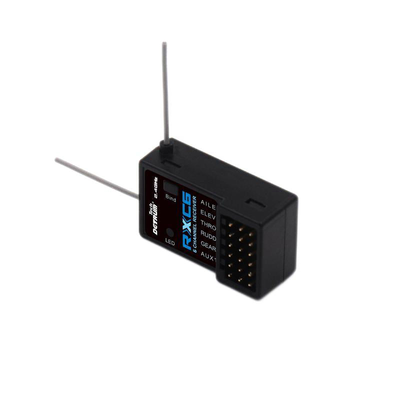 Detrum RXC6 6CH 2.4Ghz Mini Receiver - DTM-R004