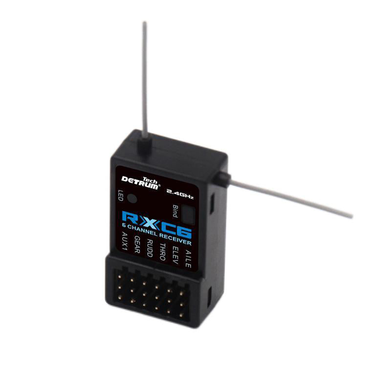 Detrum RXC6 6CH 2.4Ghz Mini Receiver - DTM-R004