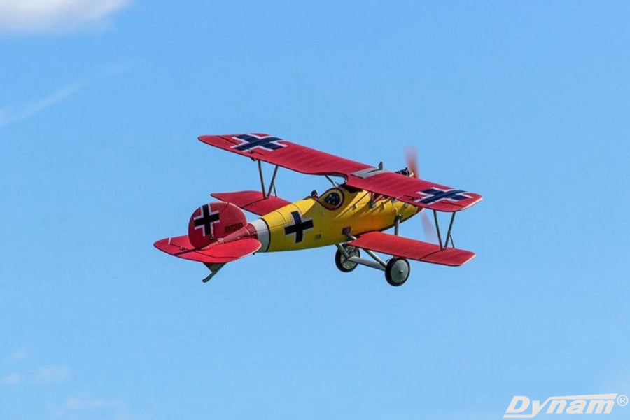 Dynam Albatros D.Va V2 RC Warbird Biplane 1270mm 50inch Wingspan PNP/BNF/RTF - DY8960