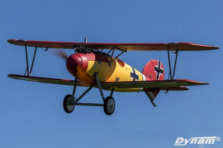 Dynam Albatros D.Va V2 RC Warbird Biplane 1270mm 50inch Wingspan PNP/BNF/RTF - DY8960