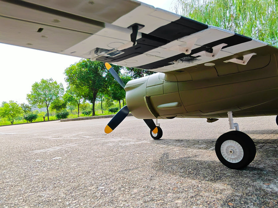 Dynam-B26-Marauder-Green-4S-Twin-Engine-RC-Warbird-Plane-1500mm-Wingspan-Flaps-PNP-BNF-RTF-8C-DY8972GN