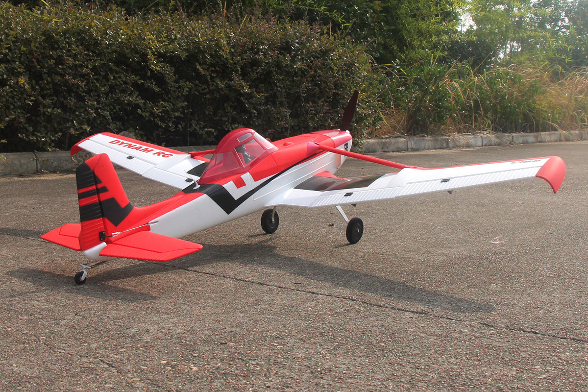 Dynam C-188 Crop Duster Red Radio Controlled Scale Airplane 1500mm Wingspan PNP BNF RTF-8C DY8967RD