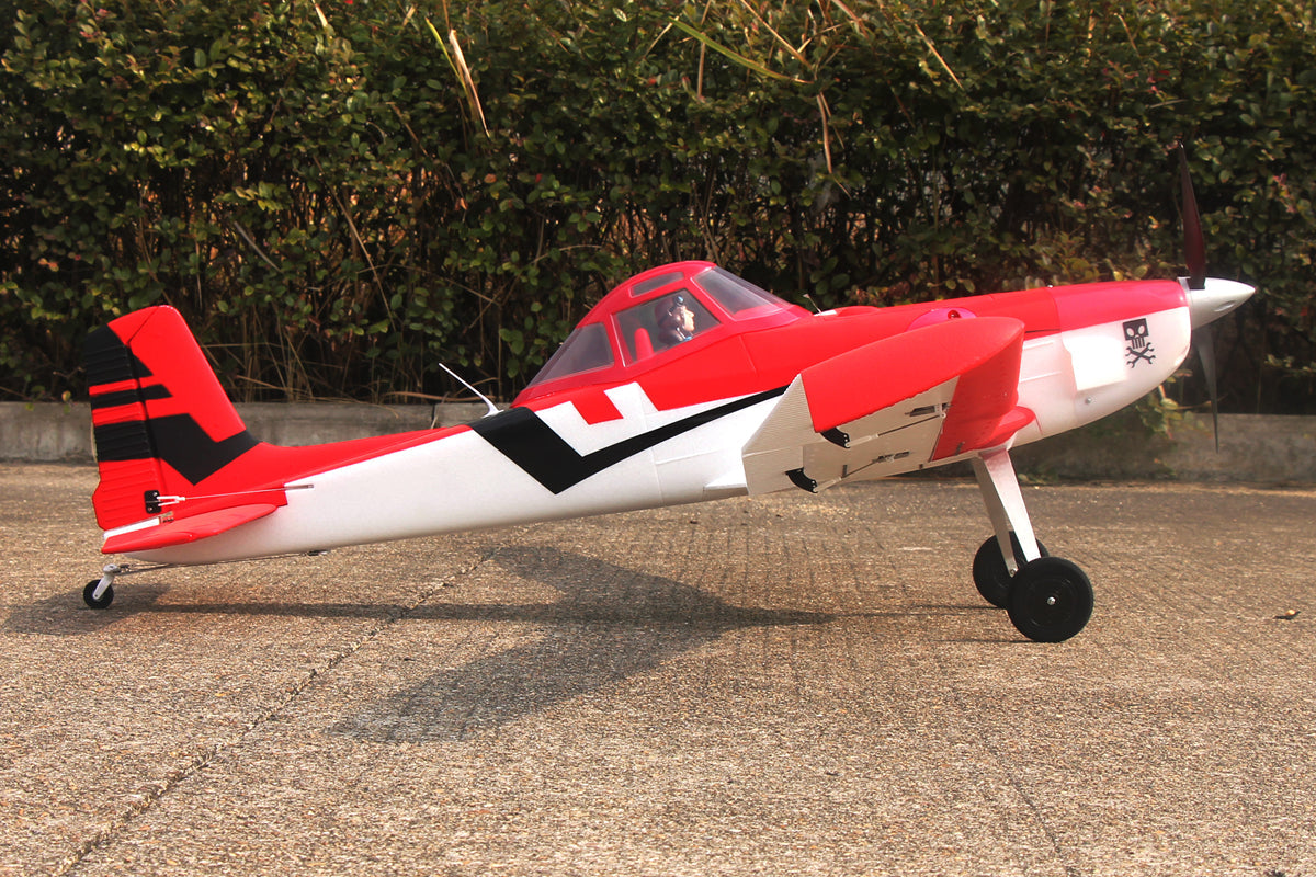 Dynam C-188 Crop Duster Red Radio Controlled Scale Airplane 1500mm Wingspan PNP BNF RTF-8C DY8967RD