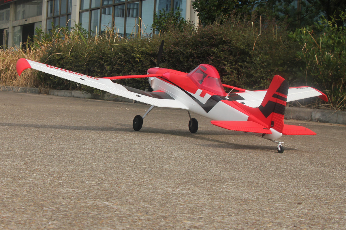 Dynam C-188 Crop Duster Red Radio Controlled Scale Airplane 1500mm Wingspan PNP BNF RTF-8C DY8967RD