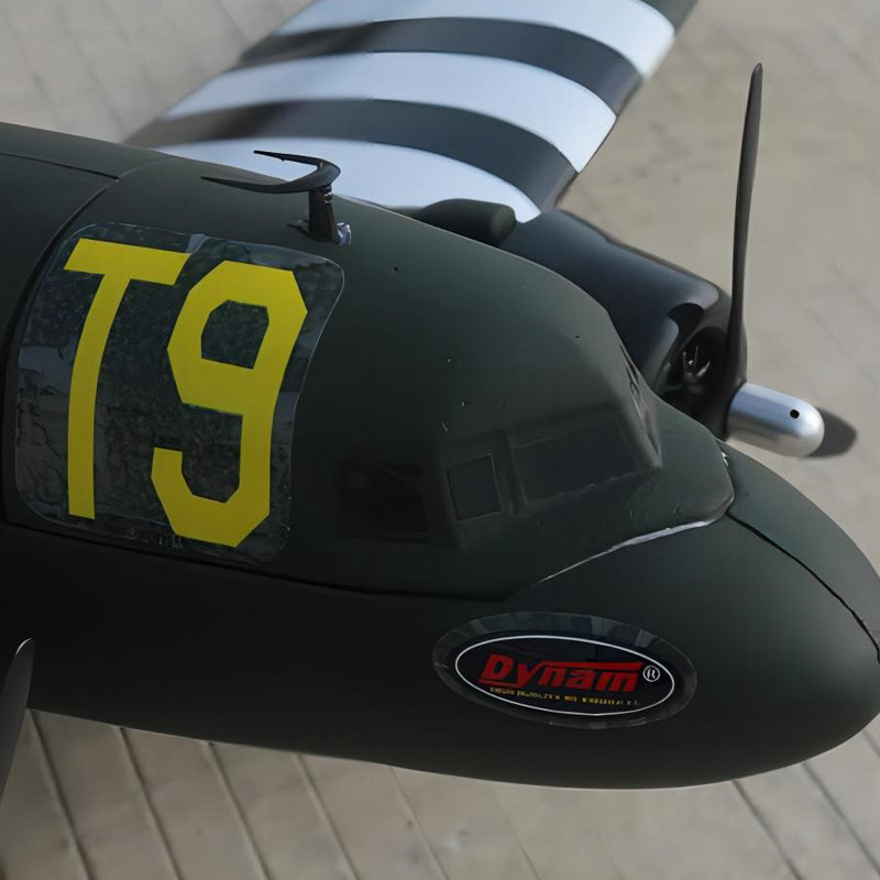 Dynam C47 Skytrain V2 Green RC Warbird Plane 1470mm 58inch Wingspan PNP/BNF/RTF - DY8931GN