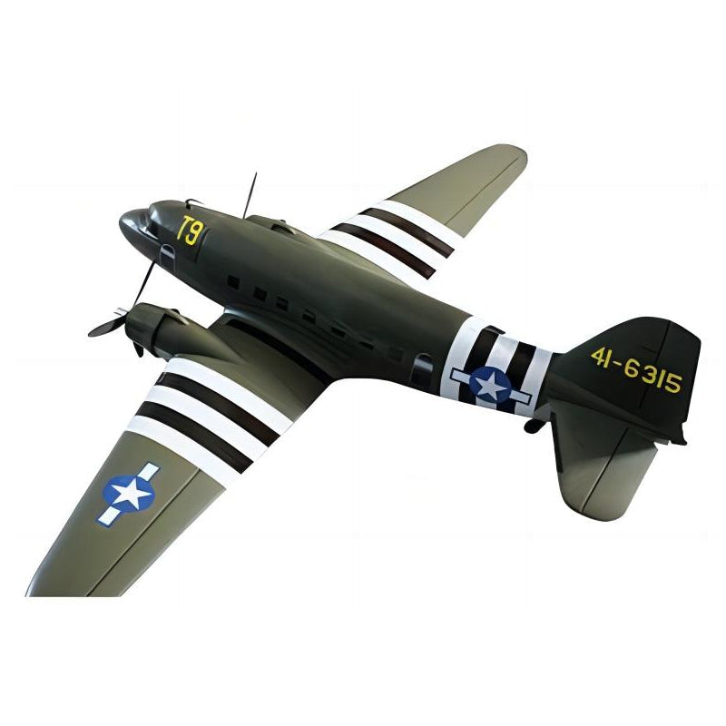 Dynam C47 Skytrain V2 Green RC Warbird Plane 1470mm 58inch Wingspan PNP/BNF/RTF - DY8931GN