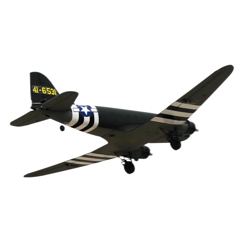 Dynam C47 Skytrain V2 Green RC Warbird Plane 1470mm 58inch Wingspan PNP/BNF/RTF - DY8931GN