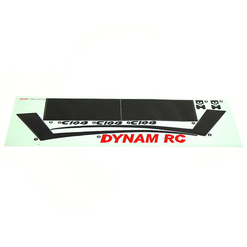 Dynam Cessna 188 Crop Duster Orange 1500mm Decal