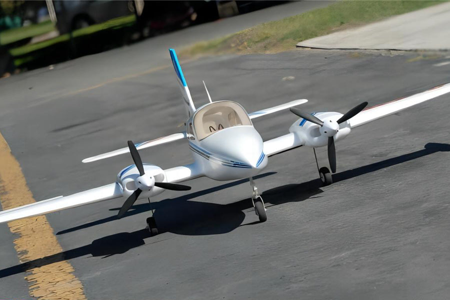 Dynam Cessna 310 Grand Cruiser V2 Blue Twin RC Scale Plane 1280mm 50inch Wingspan PNP/BNF/RTF - DY8935BL