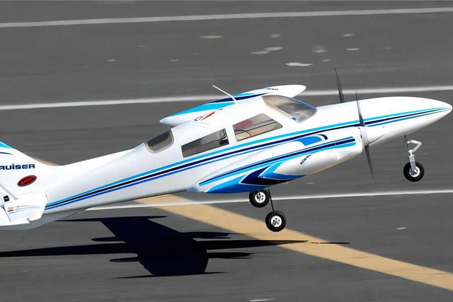 Dynam Cessna 310 Grand Cruiser V2 Blue Twin RC Scale Plane 1280mm 50inch Wingspan PNP/BNF/RTF - DY8935BL