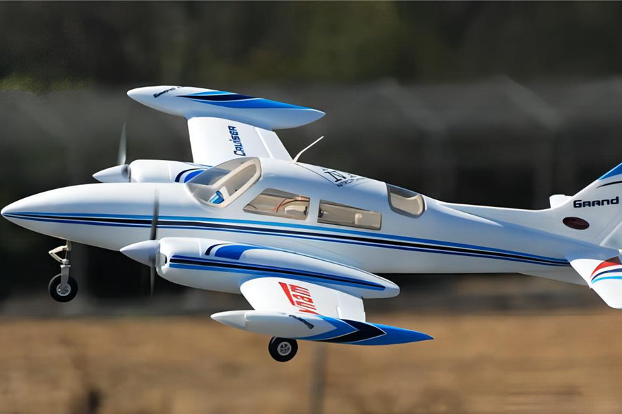 Dynam Cessna 310 Grand Cruiser V2 Blue Twin RC Scale Plane 1280mm 50inch Wingspan PNP/BNF/RTF - DY8935BL