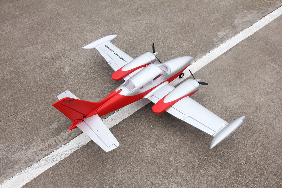 Dynam Cessna 310 Grand Cruiser V2 Red Twin RC Scale Plane 1280mm 50inch Wingspan PNP/BNF/RTF - DY8935RD