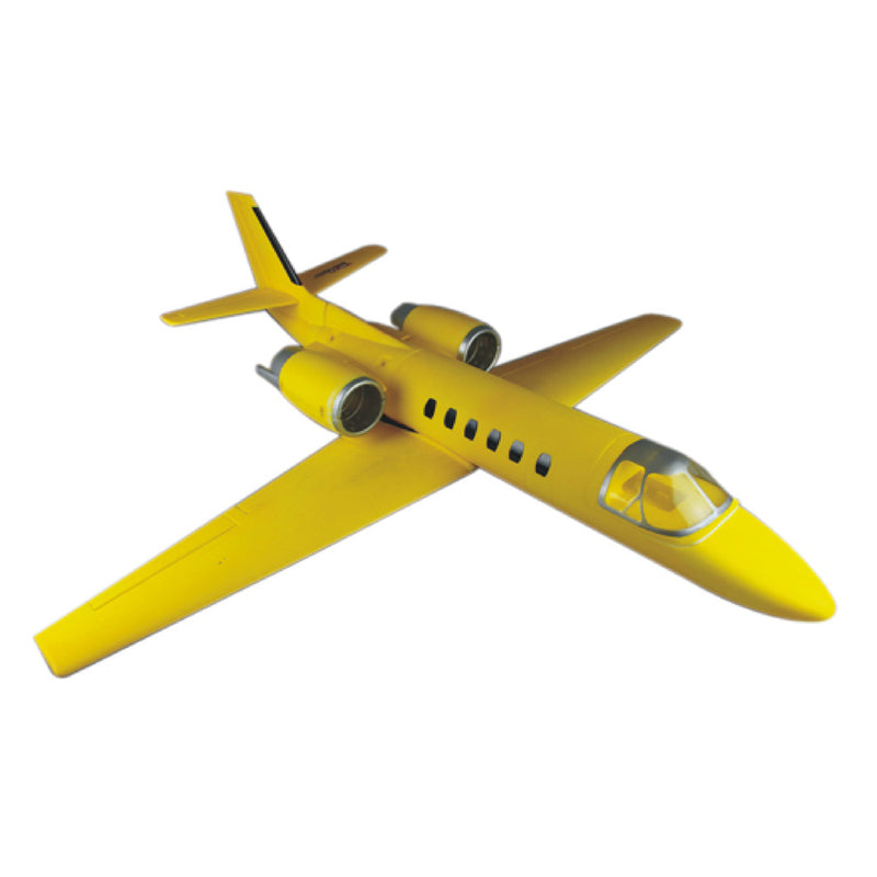 Dynam Cessna 550 Turbo Jet V2 Yellow Twin 64mm EDF Jet RC Plane PNP/BNF/RTF - DY8937YL