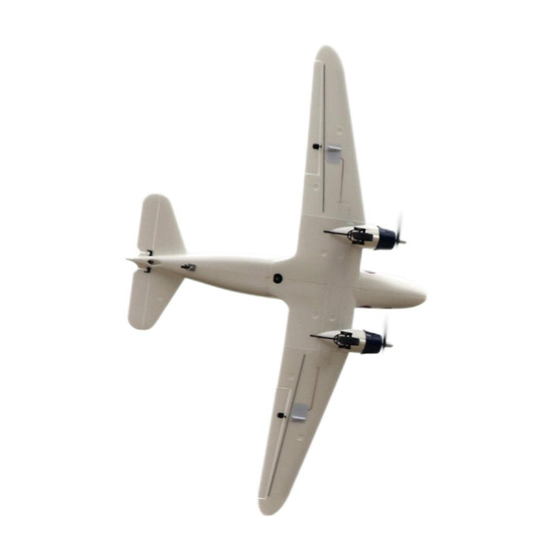 Dynam DC-3 Skybus White RC Warbird Plane 1470mm 58inch Wingspan PNP/BNF/RTF - DY8931WT