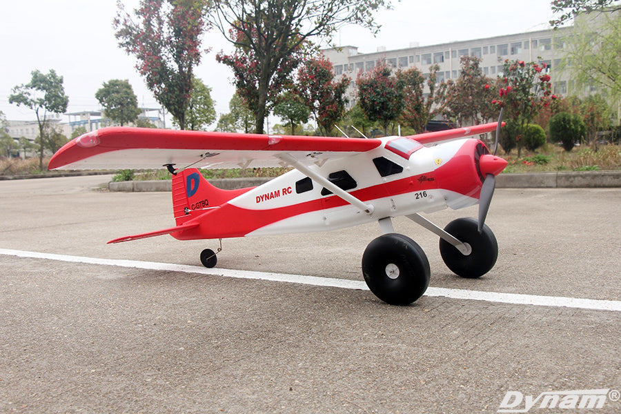 Dynam DHC-2 Beaver Red Sea/Land RC Plane 1500mm 59inch Wingspan PNP/BNF/RTF - DY8961RD