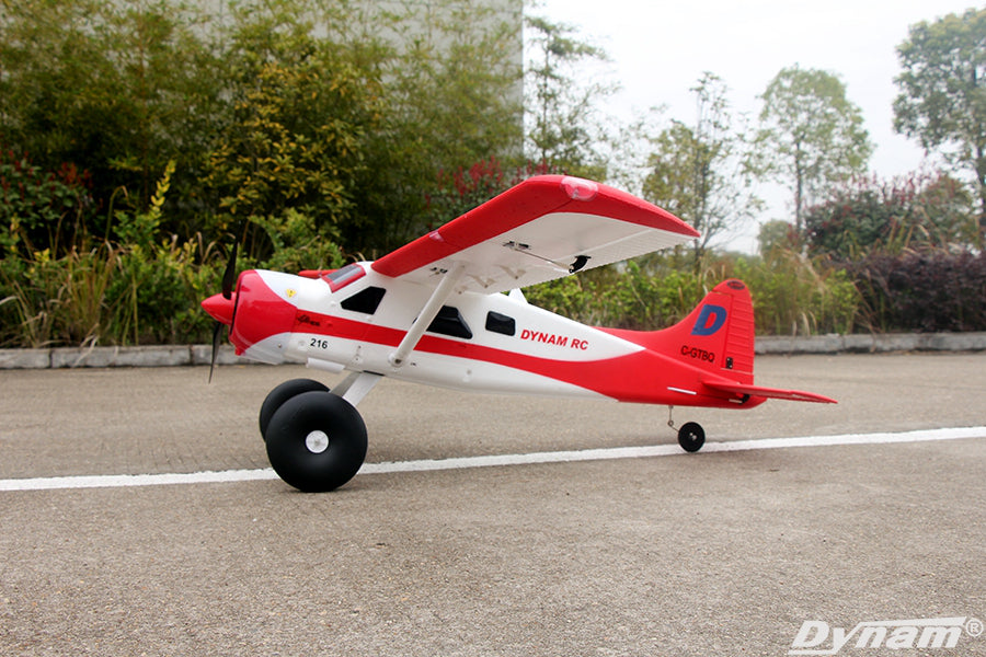 Dynam DHC-2 Beaver Red Sea/Land RC Plane 1500mm 59inch Wingspan PNP/BNF/RTF - DY8961RD