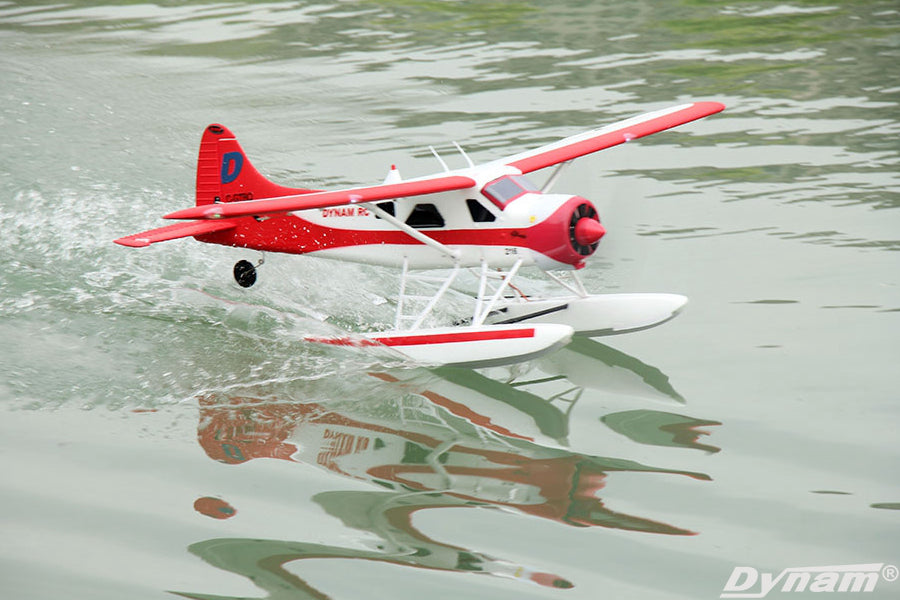 Dynam DHC-2 Beaver Red Sea/Land RC Plane 1500mm 59inch Wingspan PNP/BNF/RTF - DY8961RD