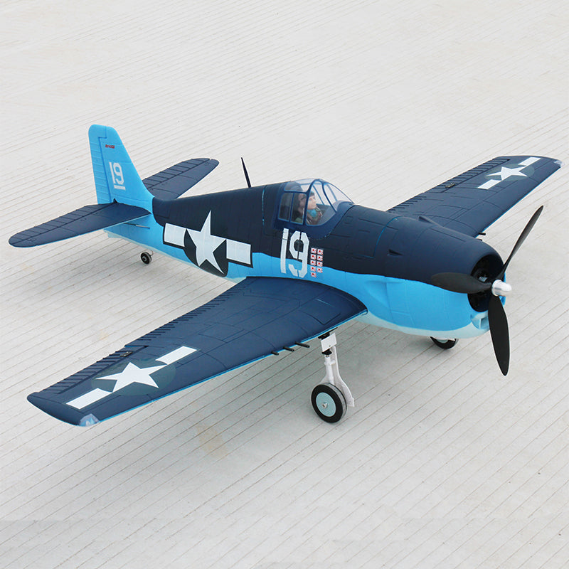 Dynam F6F Hellcat V2 Blue RC Warbird Plane 1270mm 50inch Wingspan PNP/BNF/RTF - DY8958BL