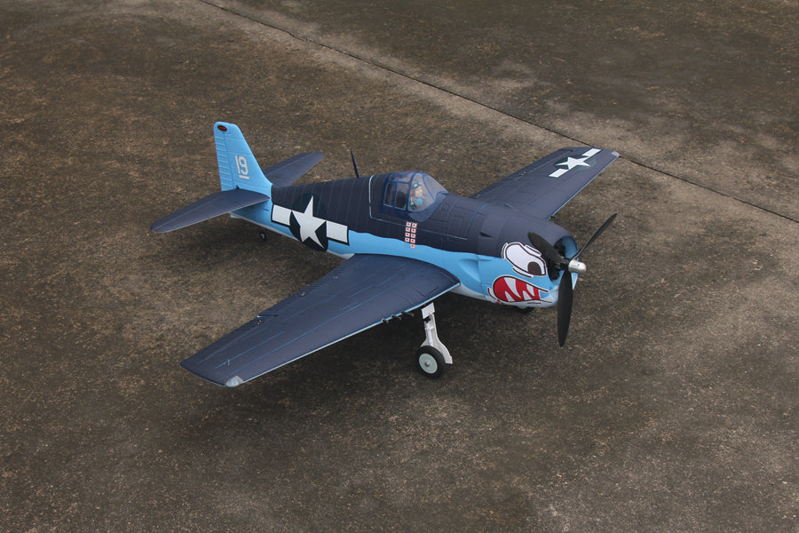 Dynam F6F Hellcat V2 4S RC Warbird Plane 1270mm w/ Flaps