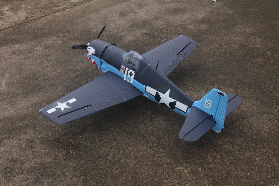 Dynam F6F Hellcat V2 4S RC Warbird Plane 1270mm w/ Flaps