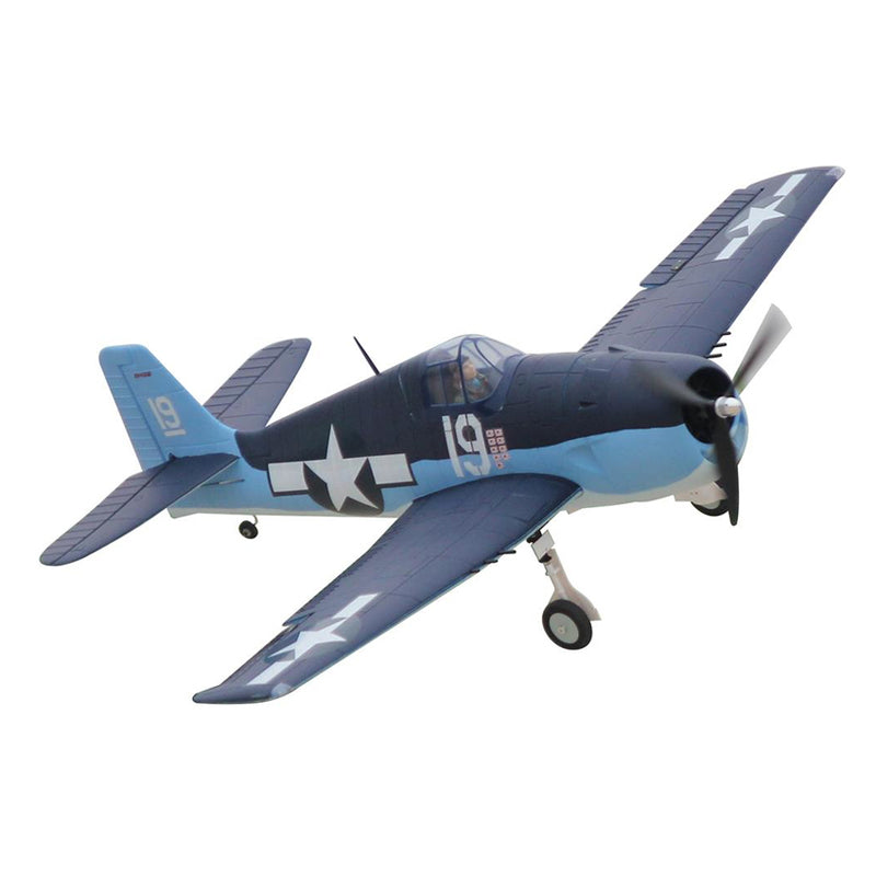 Dynam F6F Hellcat V2 Blue RC Warbird Plane 1270mm 50inch Wingspan PNP/BNF/RTF - DY8958BL