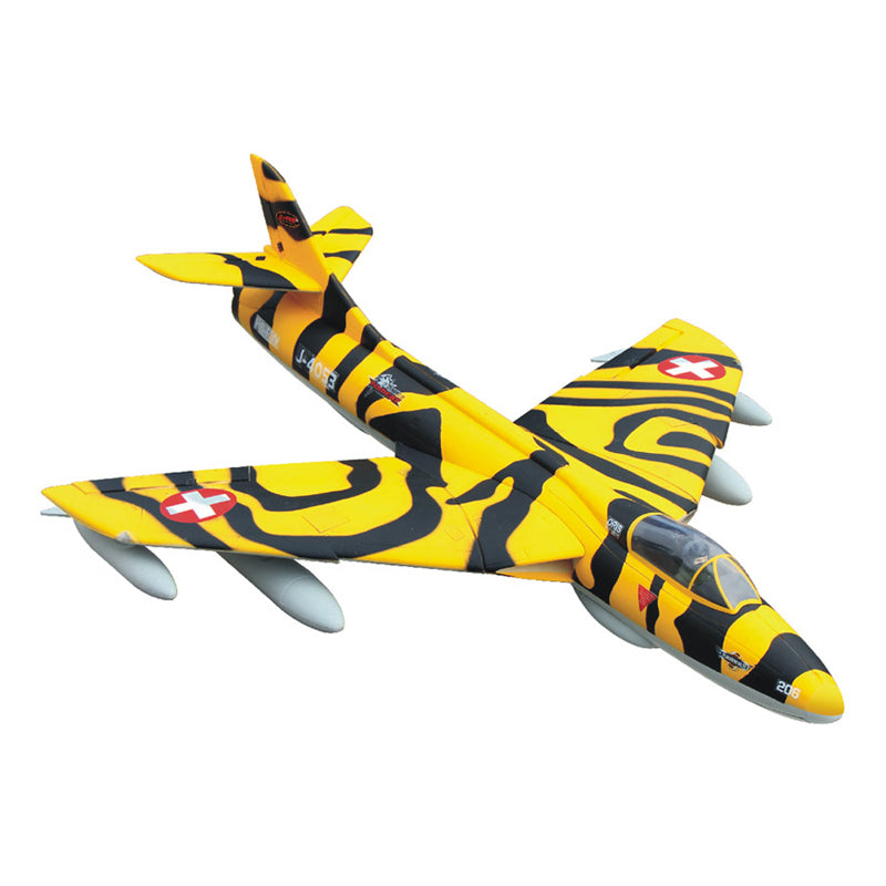 Dynam Hawker Hunter 70mm 12-Blade 6S EDF RC Jet PNP/BNF/RTF - DY8976