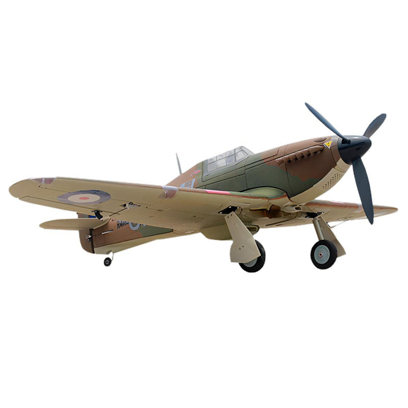 Dynam Hawker Hurricane V2 Radio Controlled Warbird Airplane 1250mm 49inch Wingspan - PNP/BNF/RTF - DY8966V2