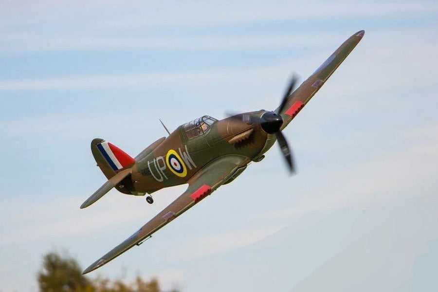 Dynam Hawker Hurricane V2 Radio Controlled Warbird Airplane 1250mm 49inch Wingspan - PNP/BNF/RTF - DY8966V2