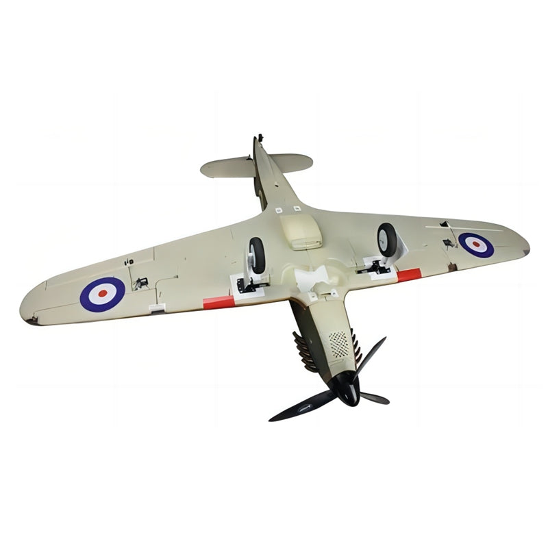 Dynam Hawker Hurricane V2 Radio Controlled Warbird Airplane 1250mm 49inch Wingspan - PNP/BNF/RTF - DY8966V2