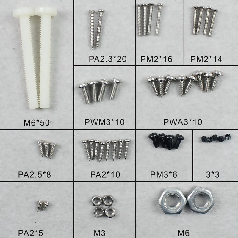 Dynam Hawker Tempest Screw Set - HKTP-16