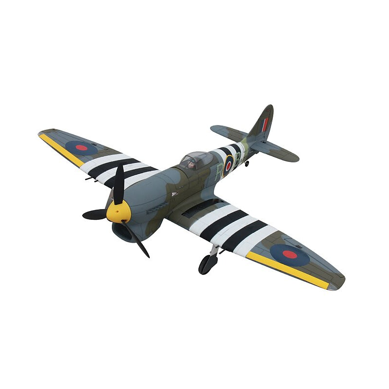 Dynam Hawker Tempest V2 Radio Controlled Warbird Airplane 1250mm 49" Wingspan - PNP/BNF/RTF - DY8959