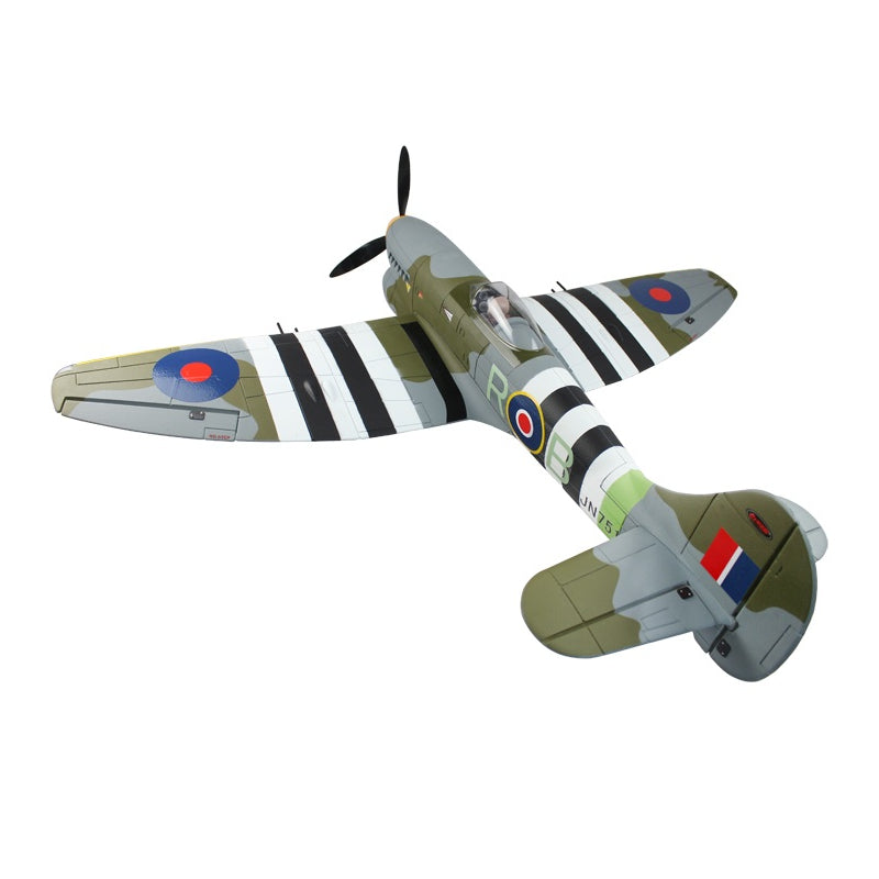 Dynam Hawker Tempest V2 Radio Controlled Warbird Airplane 1250mm 49" Wingspan - PNP/BNF/RTF - DY8959