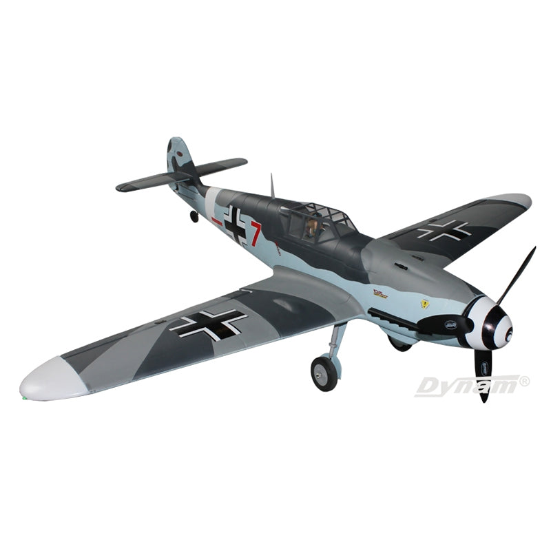 Dynam Messerschmitt BF-109 V2 RC Warbird Plane 1270mm 50inch Wingspan PNP/BNF/RTF - DY8951