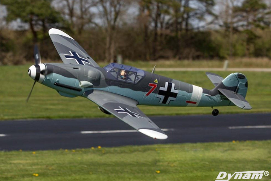 Dynam Messerschmitt BF-109 V2 RC Warbird Plane 1270mm 50inch Wingspan PNP/BNF/RTF - DY8951