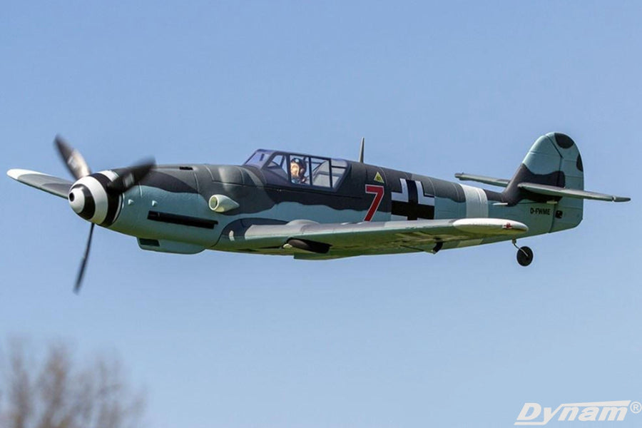 Dynam Messerschmitt BF-109 V2 RC Warbird Plane 1270mm 50inch Wingspan PNP/BNF/RTF - DY8951