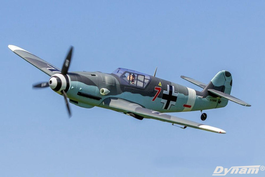 Dynam Messerschmitt BF-109 V2 RC Warbird Plane 1270mm 50inch Wingspan PNP/BNF/RTF - DY8951