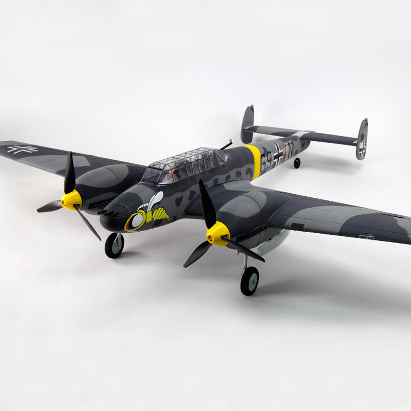 Dynam Messerschmitt BF-110 V3 RC Warbird Plane 1500mm 59inch Wingspan PNP/BNF/RTF - DY8963