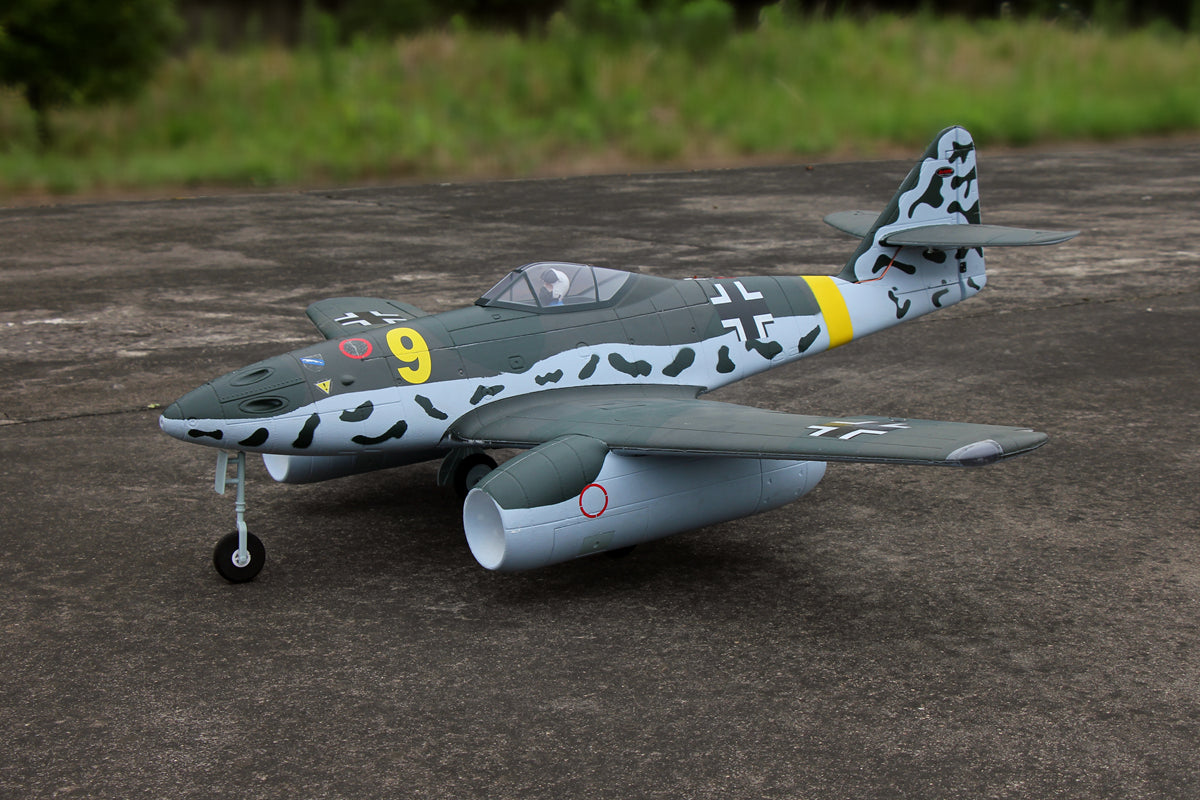 Dynam Messerschmitt Me-262 V2 6S 12-Blade Twin 70mm RC EDF Jet 1.5m w/ Flaps PNP DY8950V2