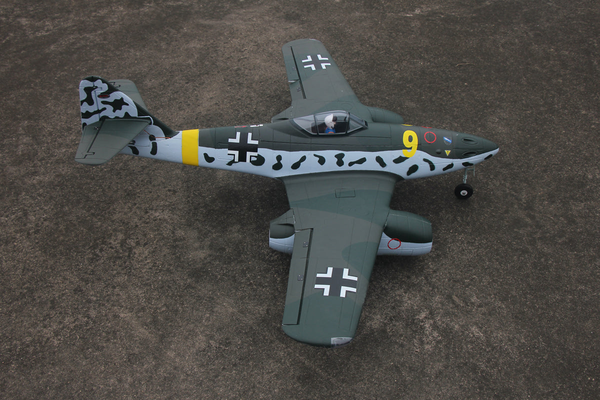 Dynam Messerschmitt Me-262 V2 6S 12-Blade Twin 70mm RC EDF Jet 1.5m w/ Flaps PNP DY8950V2