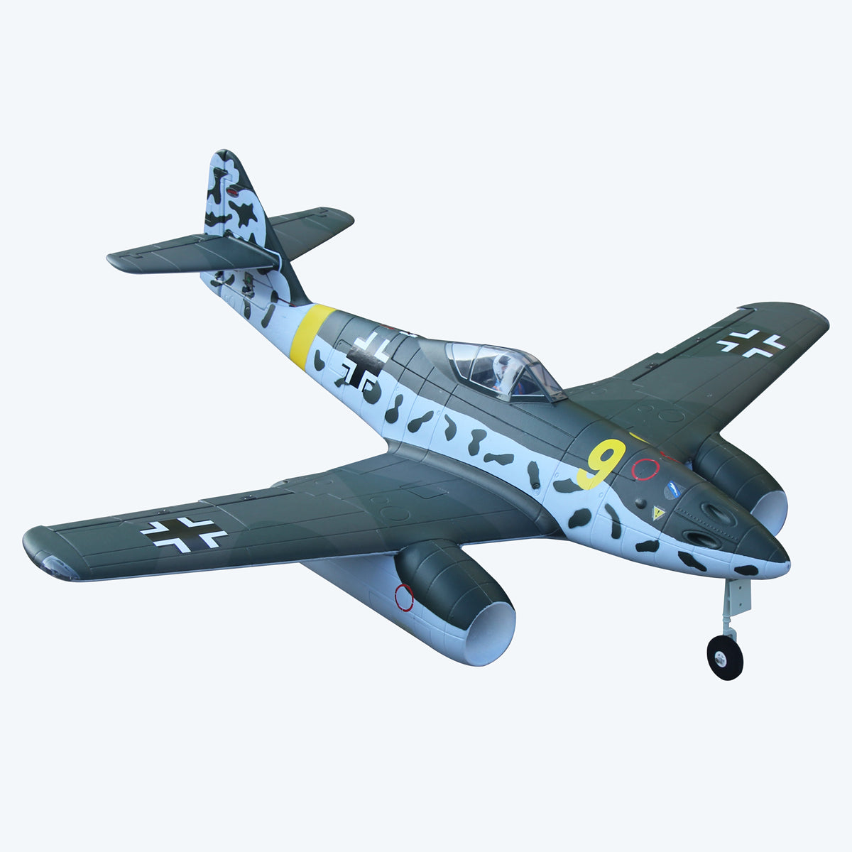 Dynam Messerschmitt Me-262 V2 6S 12-Blade Twin 70mm EDF Jet