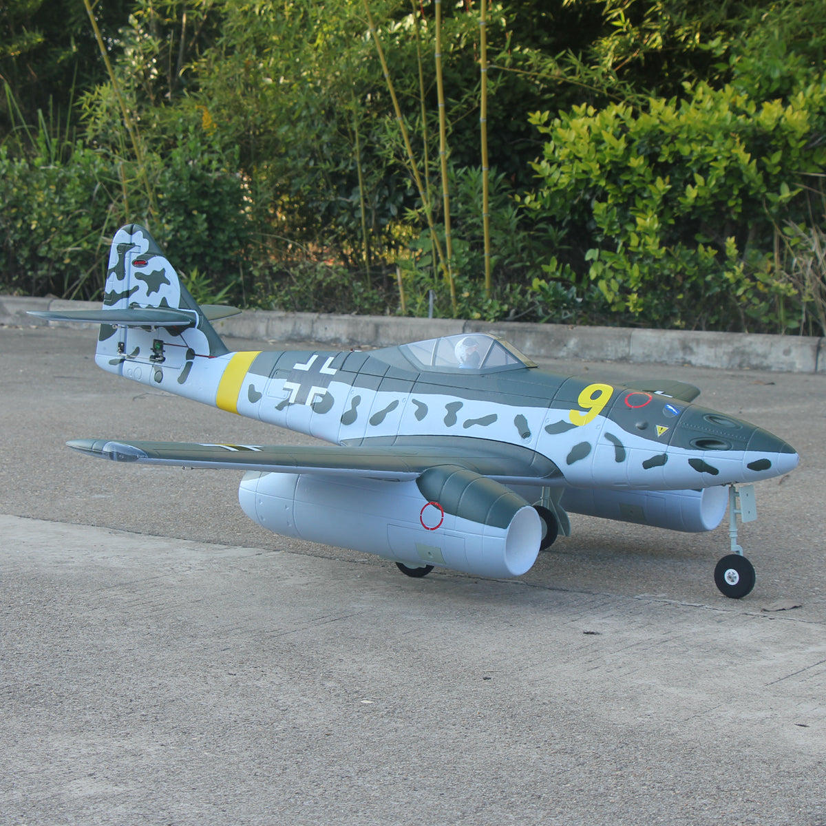 Dynam Messerschmitt Me-262 V2 6S 12-Blade Twin 70mm EDF Jet