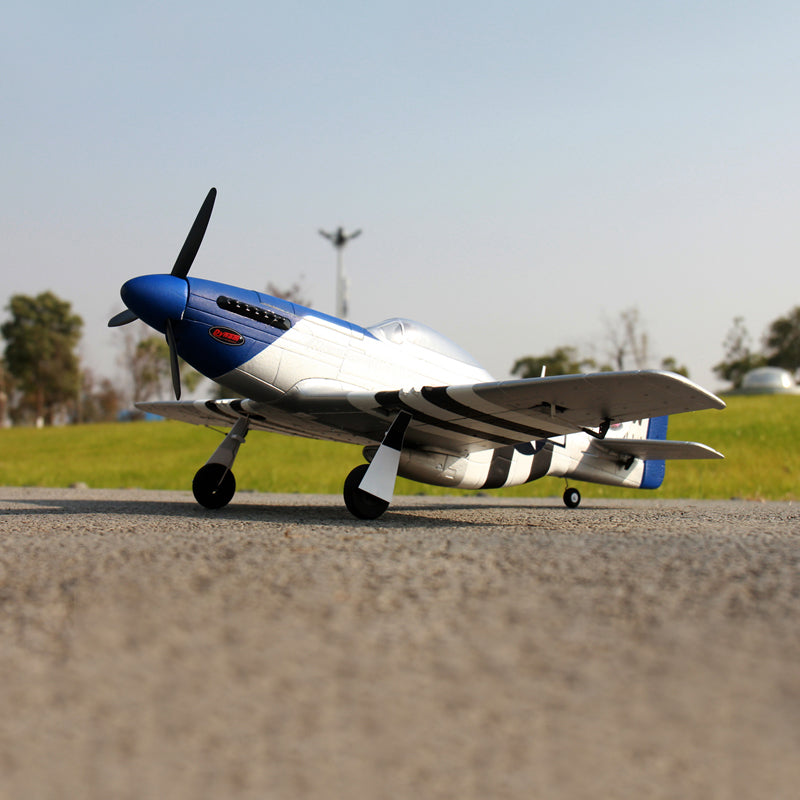 Dynam Mini P51D Mustang V2 RC Warbird Plane 762mm 30inch Wingspan PNP/BNF/RTF - DY8964