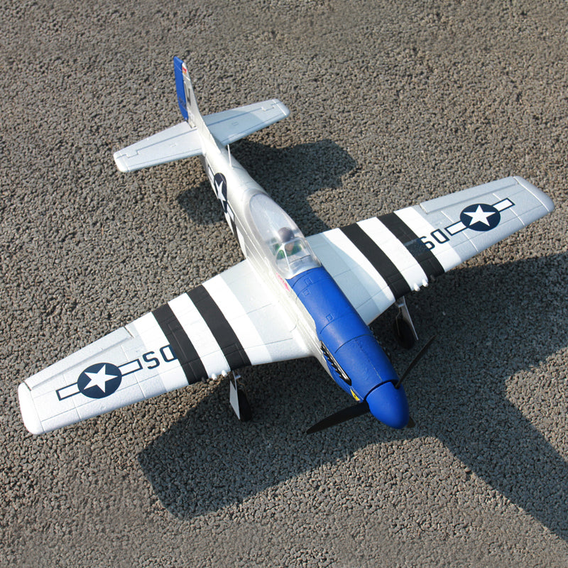 Dynam Mini P51D Mustang V2 RC Warbird Plane 762mm 30inch Wingspan PNP/BNF/RTF - DY8964